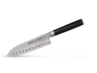 Samura Mo-V Small Santoku C/Alveoli(Santoku knife hollow ground)Cm.13,8 SM-0093