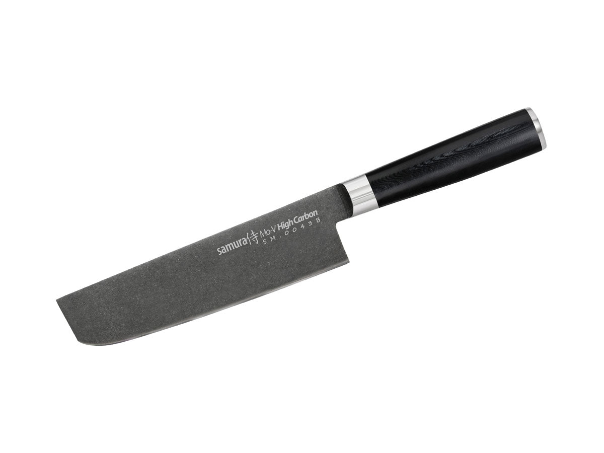 Samura Mo-V Stonewash Nakiri (Nakiri knife) Cm.16.7 SM-0043B