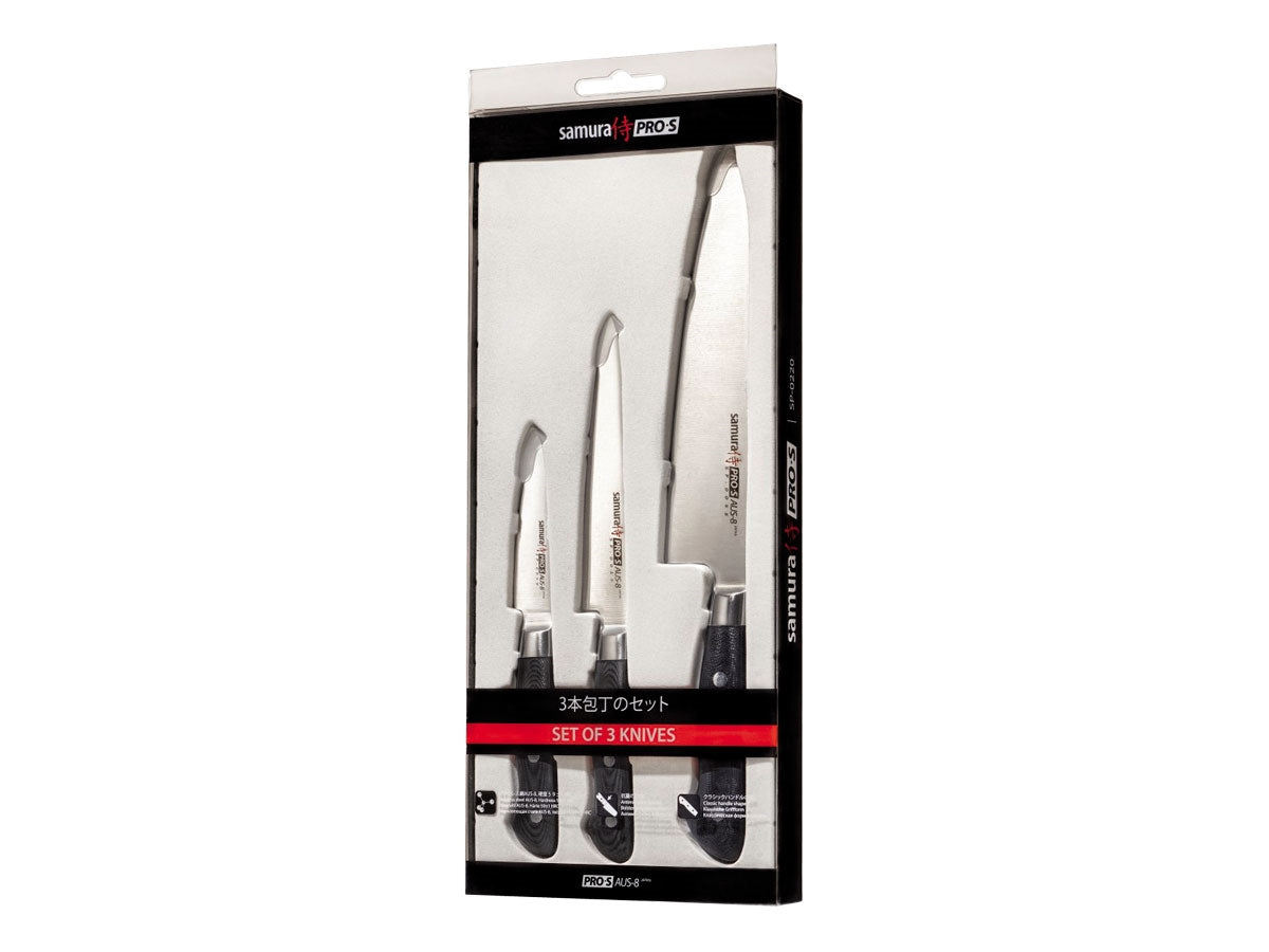 Samura Pro-S Set 3 Pz (CUOCO-FILETTARE-SPELUCCHINO) SP-0220 - foto 2