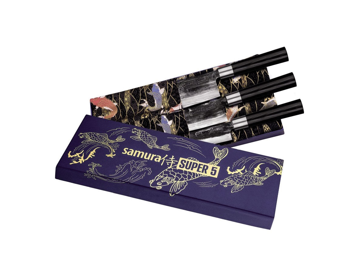 Samura Super 5 Set 3 Pz (NAKIRI-SANTOKU-FILETTARE) SP5-0220 - foto 2
