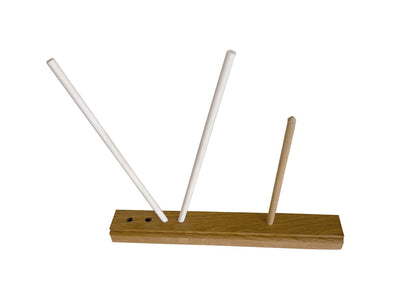 Lansky 2-Stage Crock Stick, base legno duro 2 stecche ceramica angoli 17 e 25 gradi
