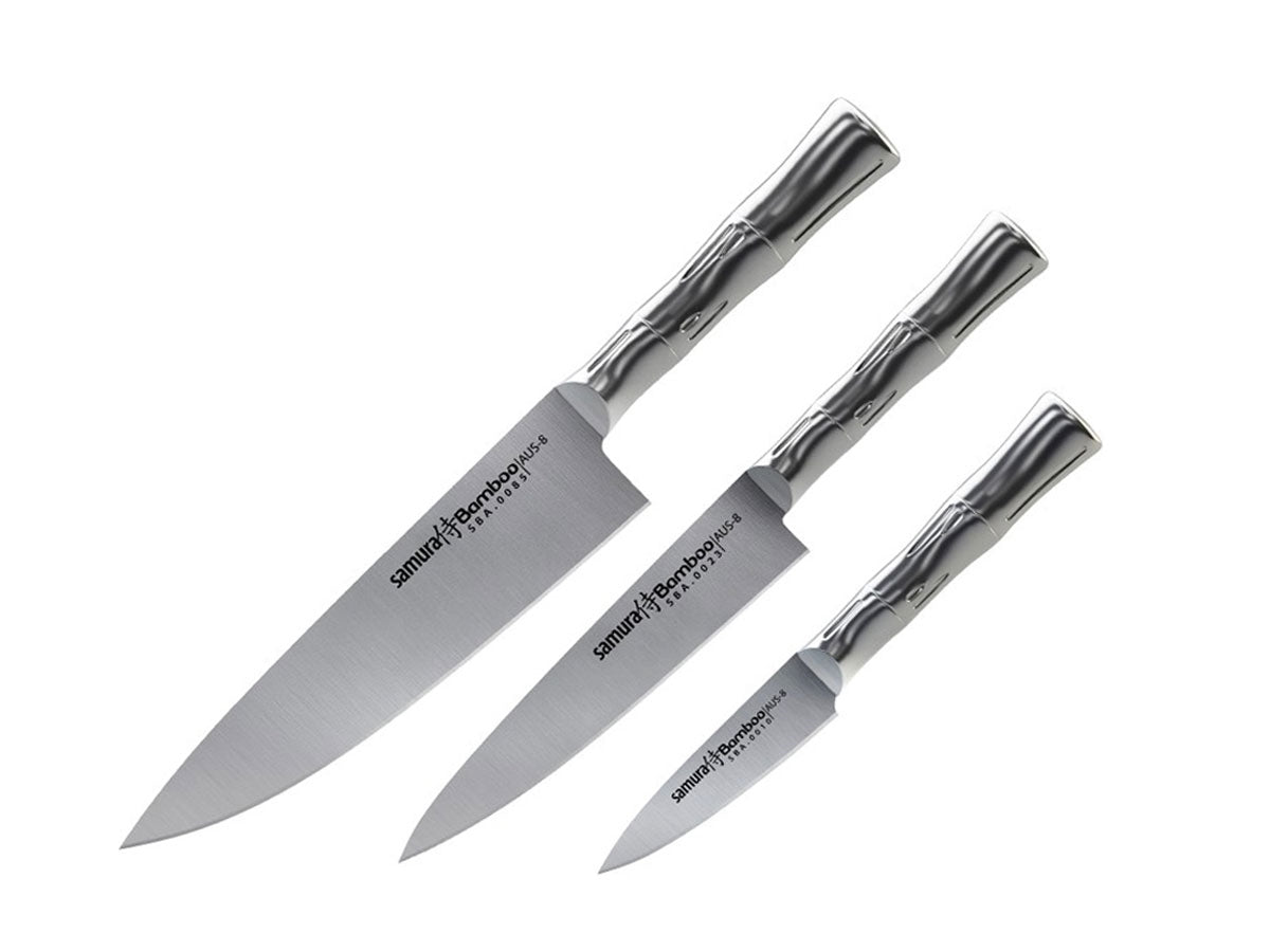 Samura Bamboo Set 3 Pz (CUOCO-FILETTARE-SPELUCCHINO) SBA-0220