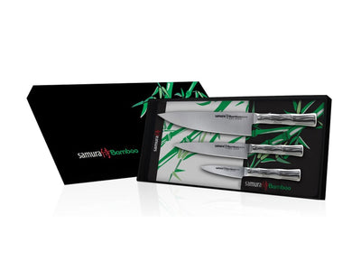 Samura Bamboo Set 3 Pz (CUOCO-FILETTARE-SPELUCCHINO) SBA-0220 - foto 2