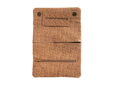 Borsa portatabacco Mestango Blocks 2018 beige - vista laterale