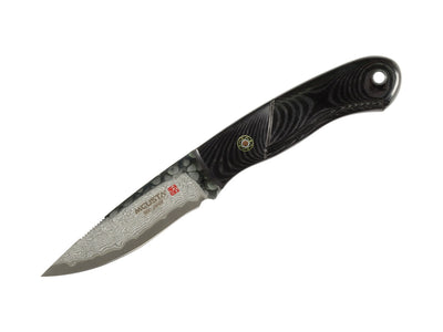 Mcusta Sport 100 Black Micarta Damascus MC-231DB