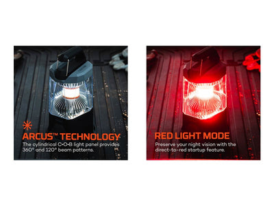 NEBO GALILEO FLEX LTN-0008 - power bank 2600 mAh e luce rossa 6 modalità