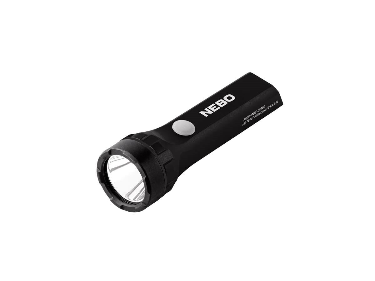 NEBO LUXTREME NANO 420 lumen LED nera ricaricabile USB-C fascio 300m POC-0010-BLK
