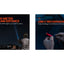 NEBO LUXTREME NANO RED - Smart Power Control e resistente acqua e urti