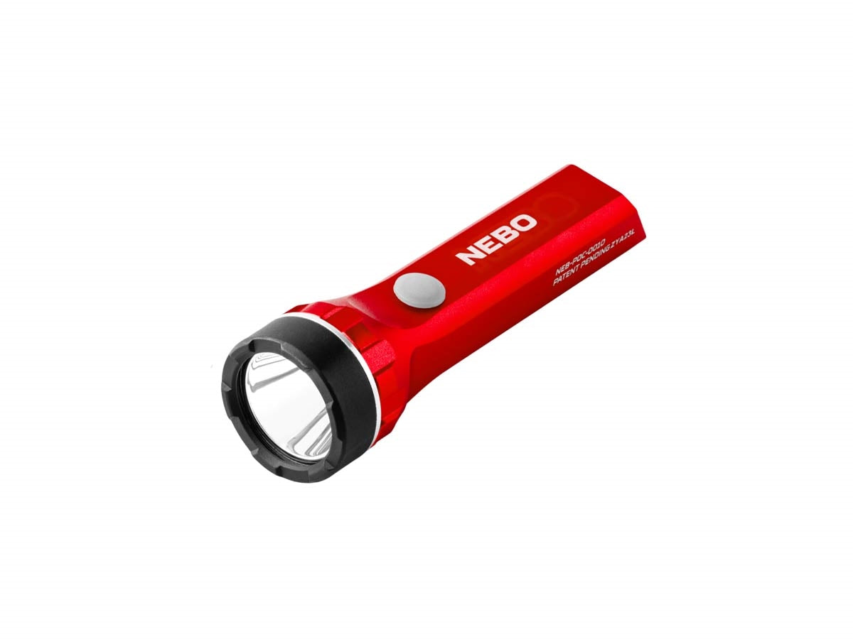 NEBO LUXTREME NANO 420 lumen LED rossa ricaricabile USB-C fascio 300m POC-0010-RED