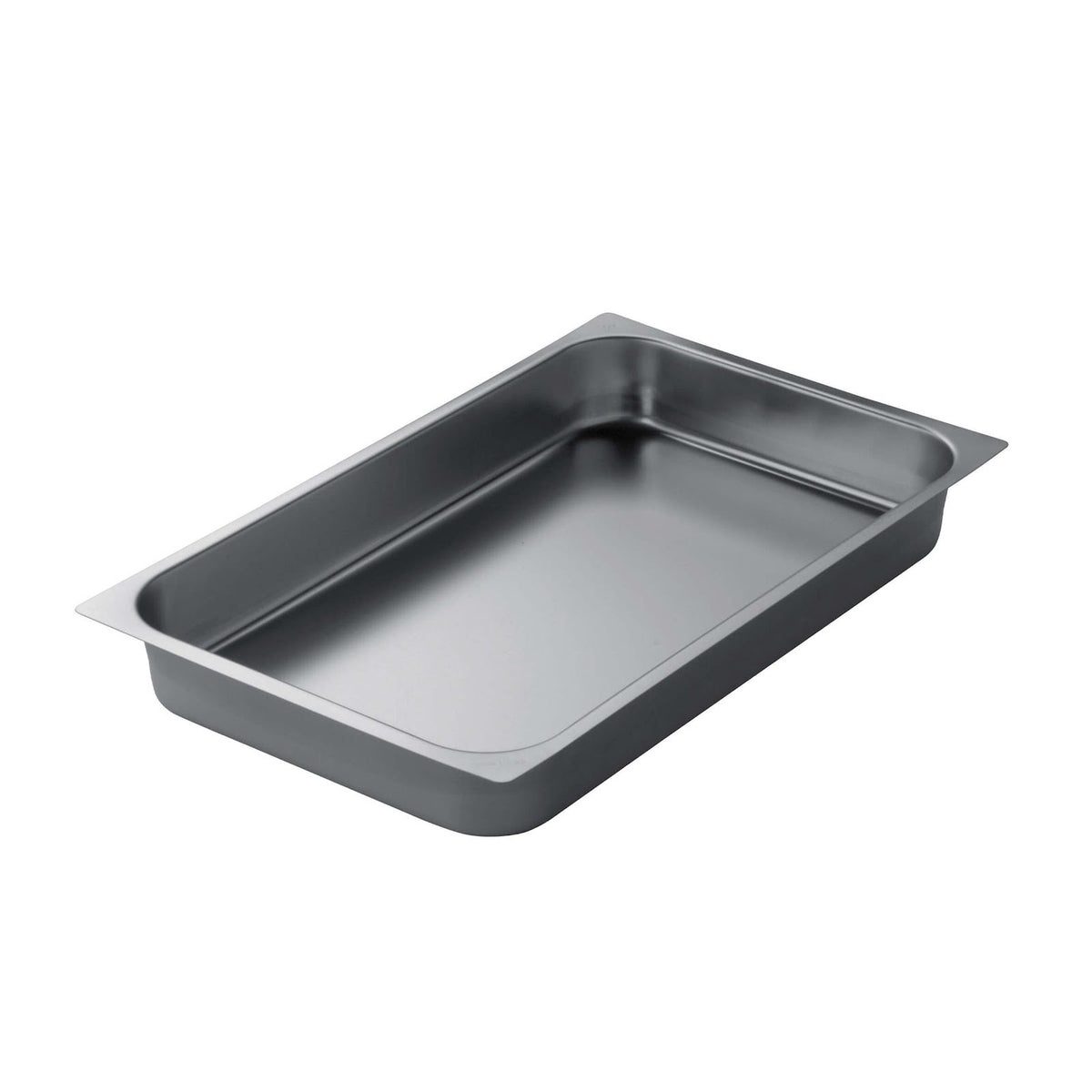 Teglia Gastronorm GN 1/1 in Acciaio Inox Bordo Piatto H6,5 cm 6,5 L