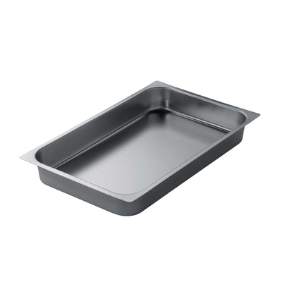 Teglia Gastronorm GN 1/1 in Acciaio Inox Bordo Piatto H6,5 cm 6,5 L