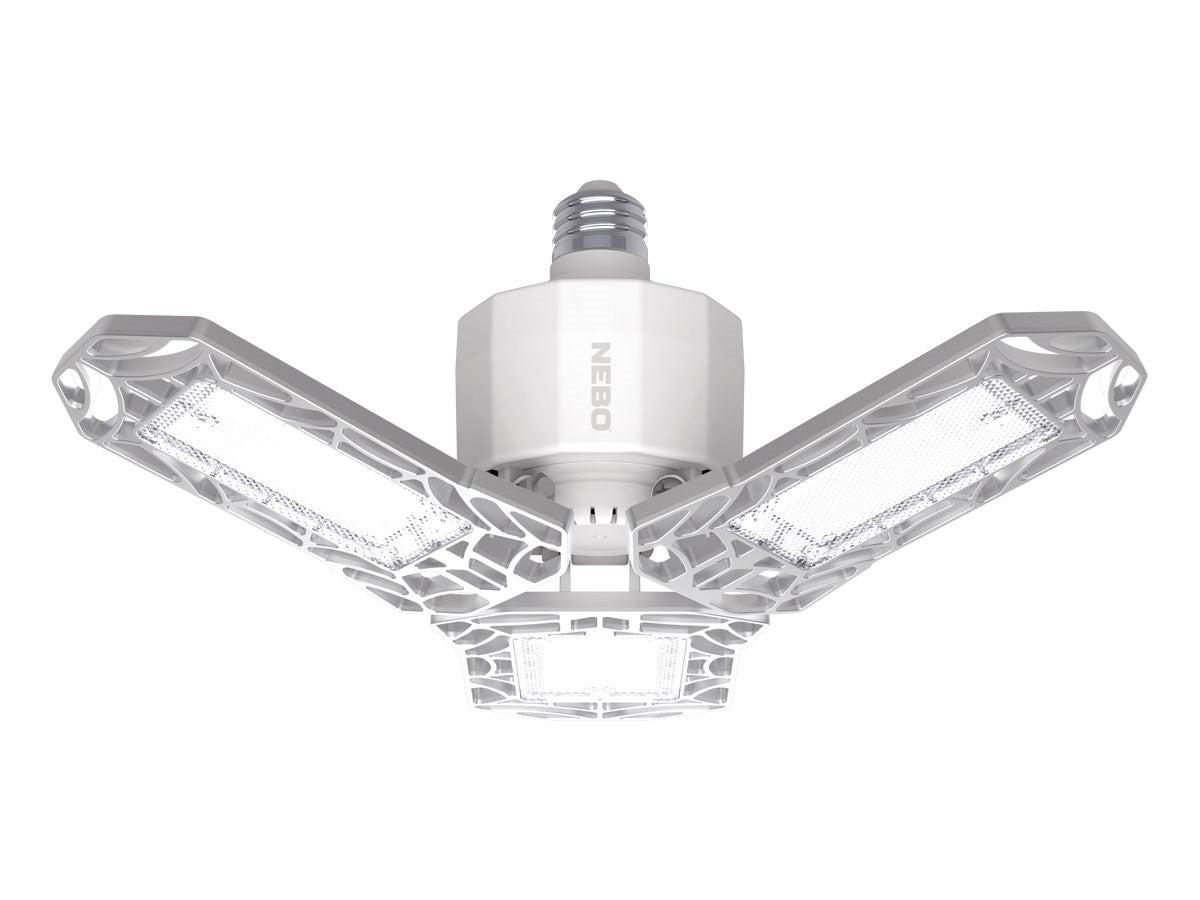 NEBO HIGH BRIGHT 6000 lumen LED da rete 60W pannelli regolabili 90° OTH-0001