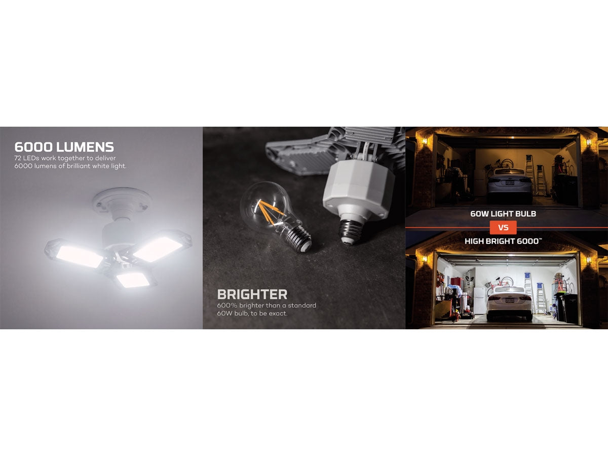 NEBO HIGH BRIGHT OTH-0001 - pannelli LED orientabili installati su presa standard