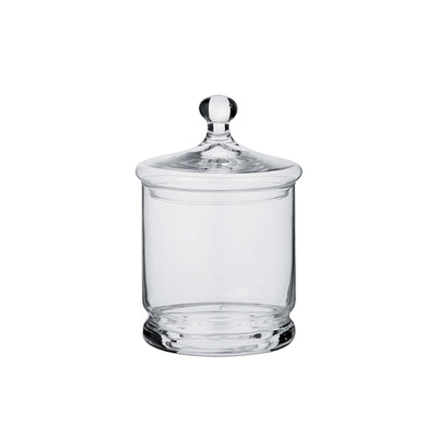 Barattolo in Vetro Soffiato con Coperchio Ø 15,5 cm H 23 cm