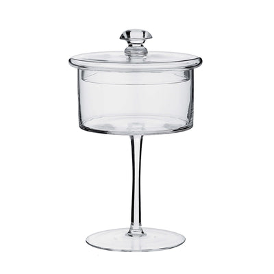 Barattolo in Vetro Soffiato con Coperchio Ø 17 cm H 30 cm