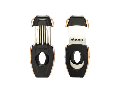 Xikar Tagliasigari XI-160 Flip Dual Cutter (160BKBZ) Black & Bronze - foto 2