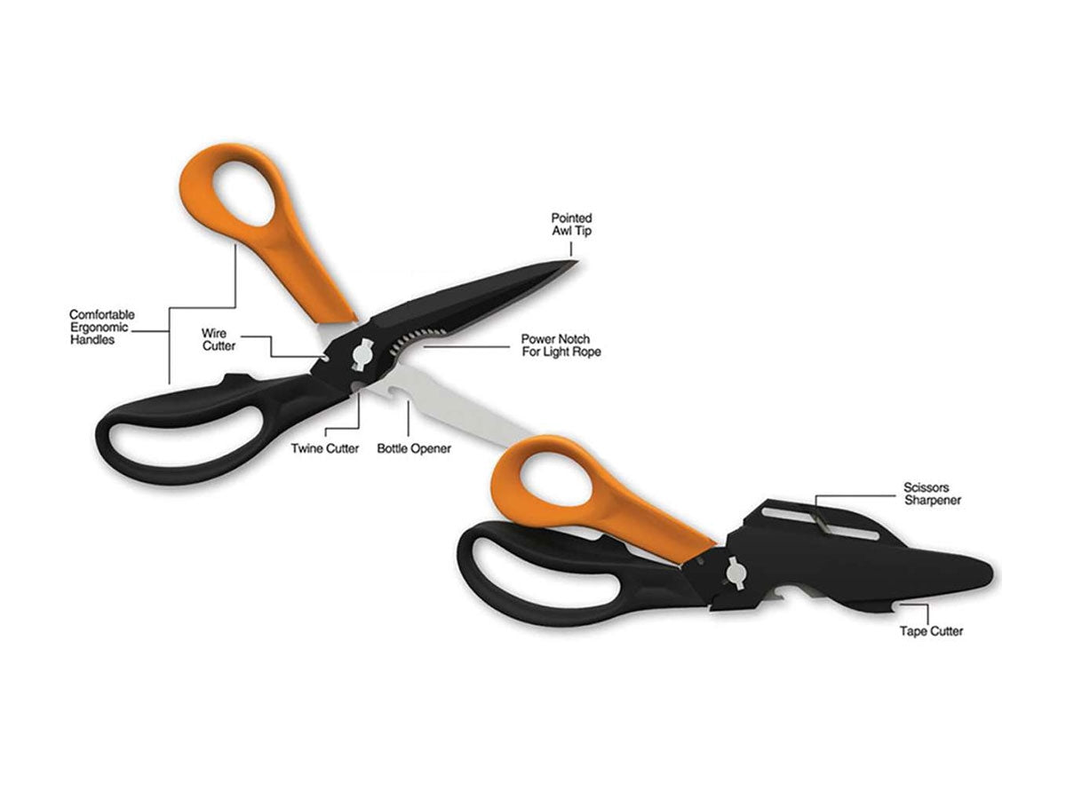 Fiskars Solid Scissors Multitask Cuts+More (1000809) - foto 2