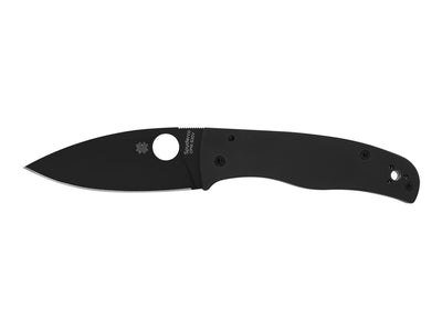 Spyderco Bodacious C263GPBK rivestimento DLC Diamond-Like Carbon lama, guancette G-10 nere, hardware nero