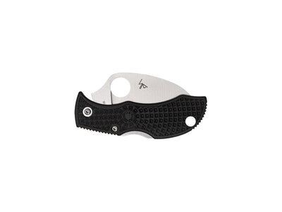 Spyderco Manbug MBKHBS dettaglio profilo Hawkbill VG-10 e SpyderEdge portachiavi