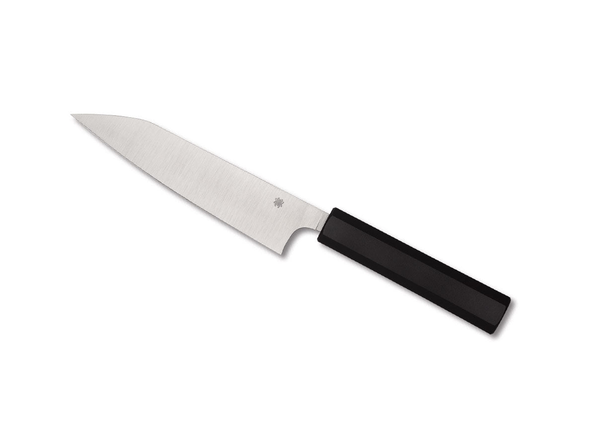 Spyderco Minarai Funayuki K16PBK 16,3 cm Murray Carter stirpe giapponese 420 anni cucina