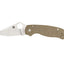 Spyderco Para 3 C223MPCW guancette canvas Micarta marrone, lama CPM CRU-WEAR Sprint Run