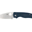 Spyderco Shaman C229GPCBL lama CPM SPY27 acciaio polveri particelle, guancette G-10 blu cobalto