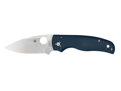 Spyderco Shaman C229GPCBL lama CPM SPY27 acciaio polveri particelle, guancette G-10 blu cobalto