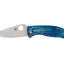 Spyderco Tenacious C122TIBLD2P manico titanio finitura Disarray, lama D2