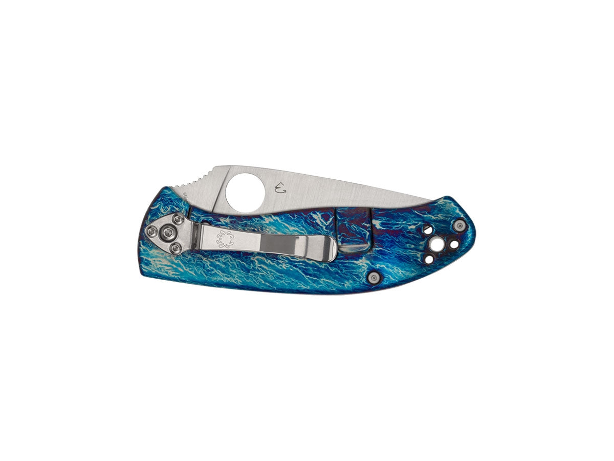 Spyderco Tenacious C122TIBLD2P Reeve Integral Lock, Sprint Run