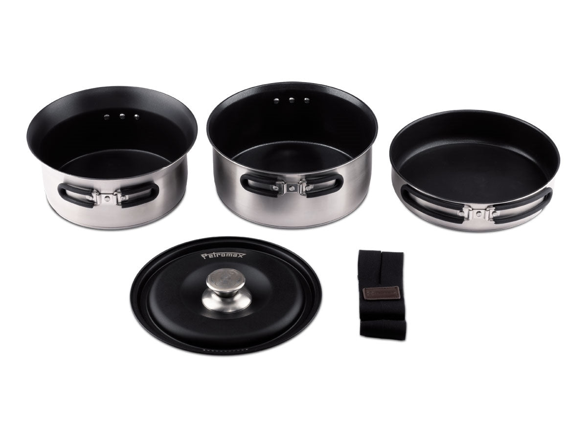 Petromax Dimego Pot Set DIMEGO-S22 pentole campeggio rivestimento ceramica