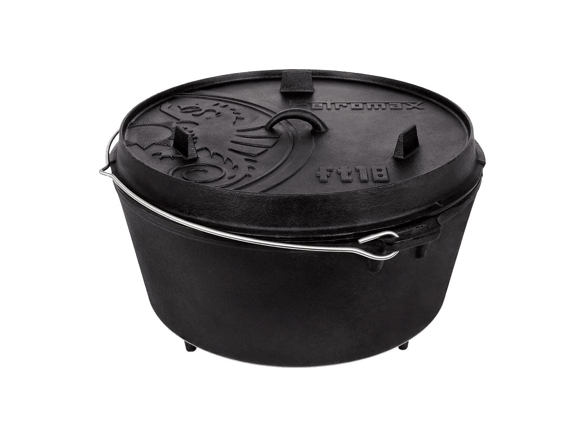 Petromax Dutch Oven FT18 ghisa con piedini braciere outdoor