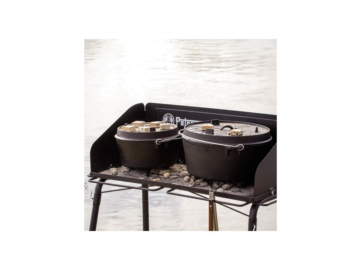 Petromax FE90 tavolo bracieri con paravento altezza 87cm