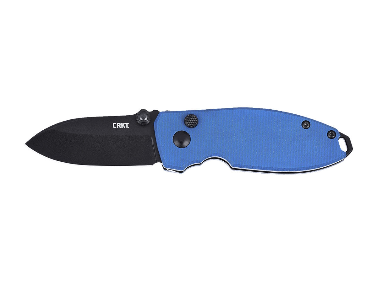 Crkt Squid Button Lock Blue 2474Bd