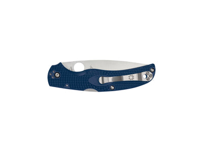 Spyderco Native Chief C244PDBL lama CPM S110V flat grind FRN blu scuro - dettaglio lama