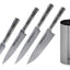 Samura Bamboo Knife Block + SET4PZ (CUOCO-AFFETTARE-FILETTARE-SPELUCCHINO)SBA-05