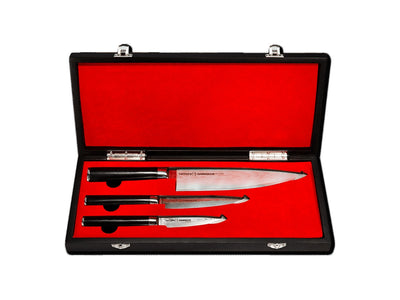 Samura Damascus Set 3 Pz (CUOCO-FILETTARE-SPELUCCHINO) Gift Box SD-0220 - foto 2