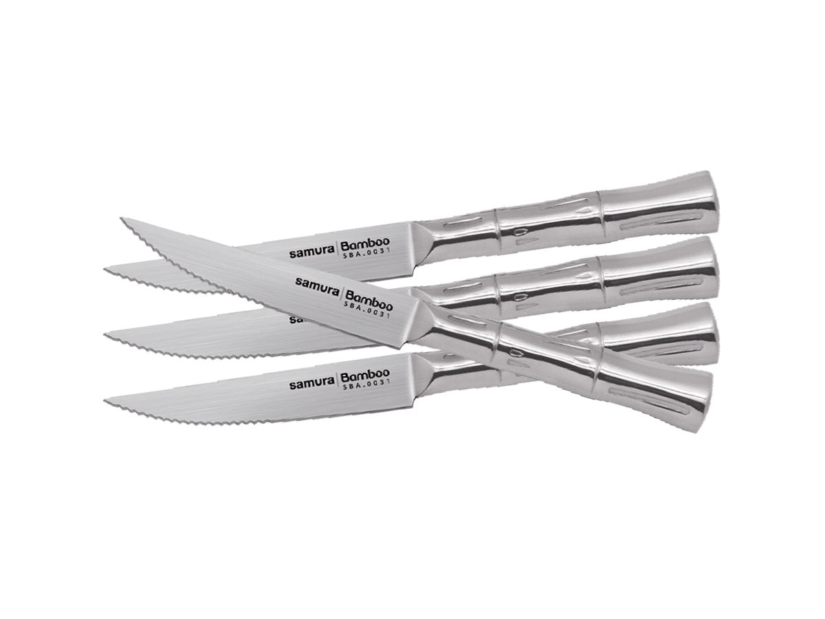 Samura Bamboo Set 4 Pz Bistecca (Steak knife) Cm.11 SBA-0031S
