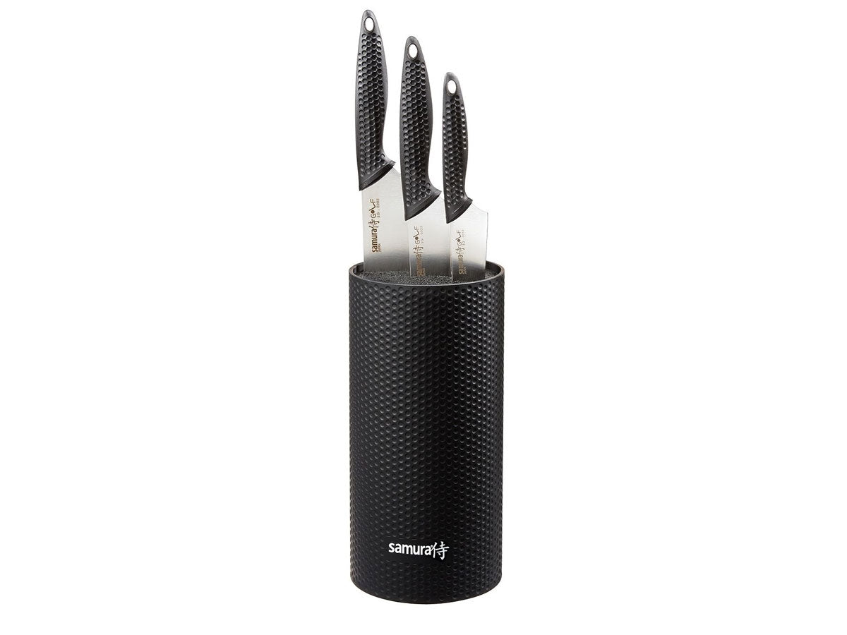 Samura Golf Knife Block + Set 3 Pz (CUOCO-FILETTARE-SPELUCCHINO) SG-04