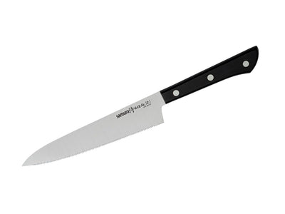 Samura Harakiri Filettare (Utility knife Serrated) Cm.15 Black SHR-0024B
