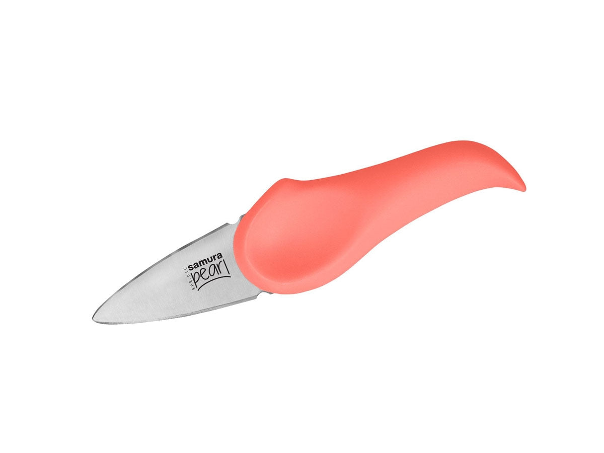 Samura Pearl Apriostriche (Oyster knife ) Cm.7,3 Coral SPE-01C