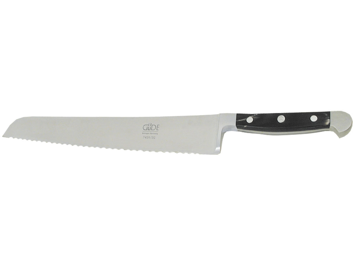 Gude Alpha Corno Pane (Bread knife) Cm.32 7432/32B