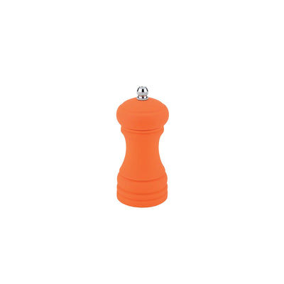ILSA Macinasale e Macinapepe in ABS Arancione con Macina in Ceramica H 10 cm
