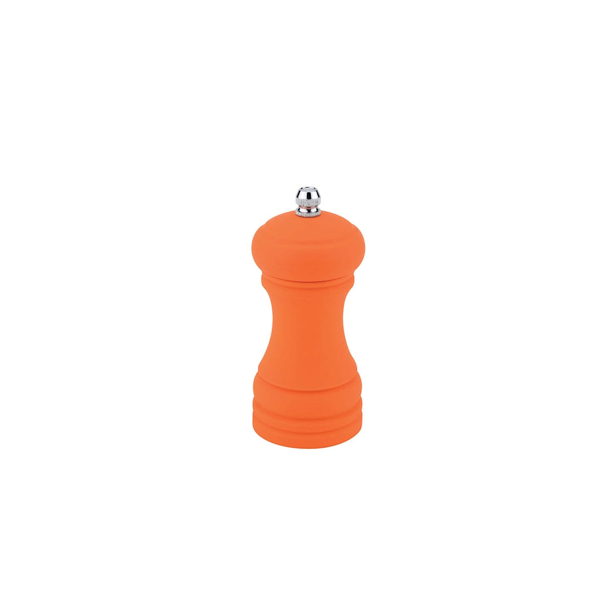 ILSA Macinasale e Macinapepe in ABS Arancione con Macina in Ceramica H 10 cm