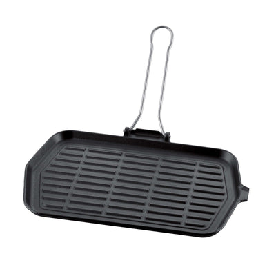 ILSA Dietella Chef Bistecchiera con Manico Pieghevole 36x28 cm