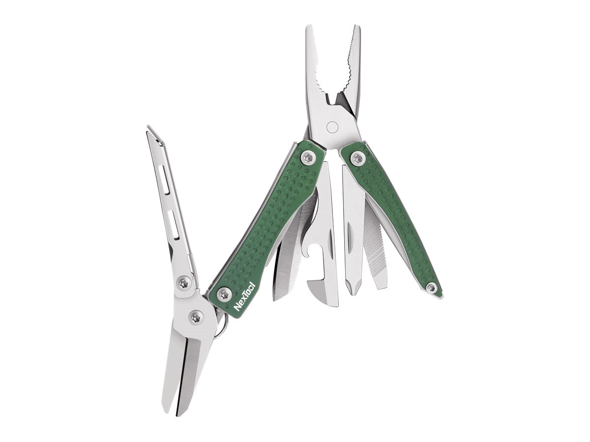 Nextool Mini Flagship Multi Tool verde NE20050, 10 funzioni acciaio 420J2
