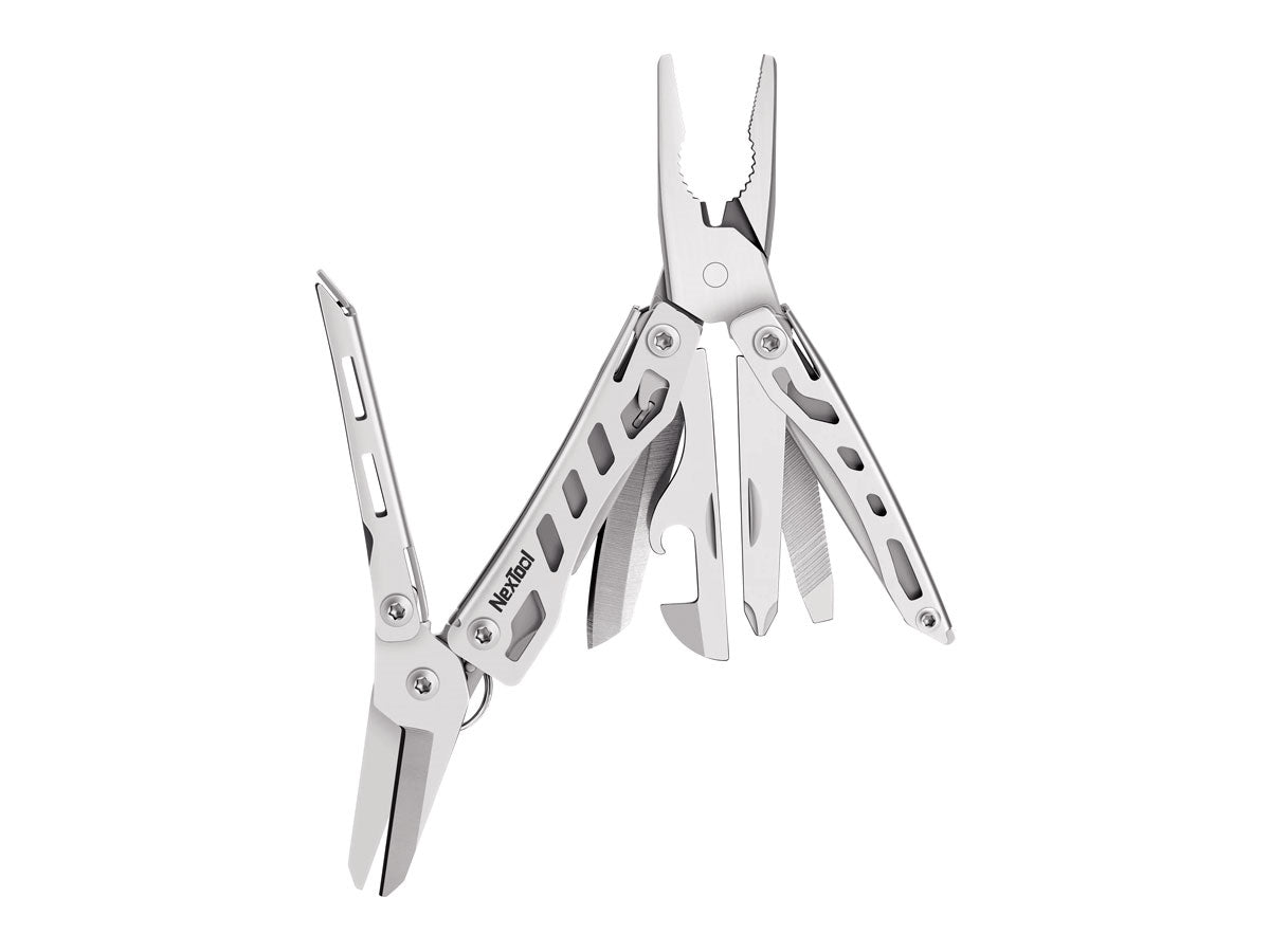 Nextool Mini Flagship Multi Tool silver NE20178, 10 funzioni acciaio 420J2