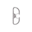 Niteize B-Series Dual Carabiner #3 Ss Stainless BS3-11-R3