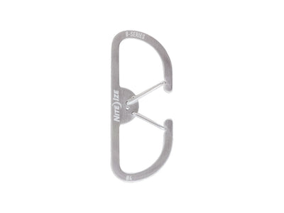 Niteize B-Series Dual Carabiner #4 Ss Stainless BS4-11-R3