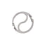 Niteize Medallion Yinyang Key Carabiner Ss Stainless MKYY-11-R3