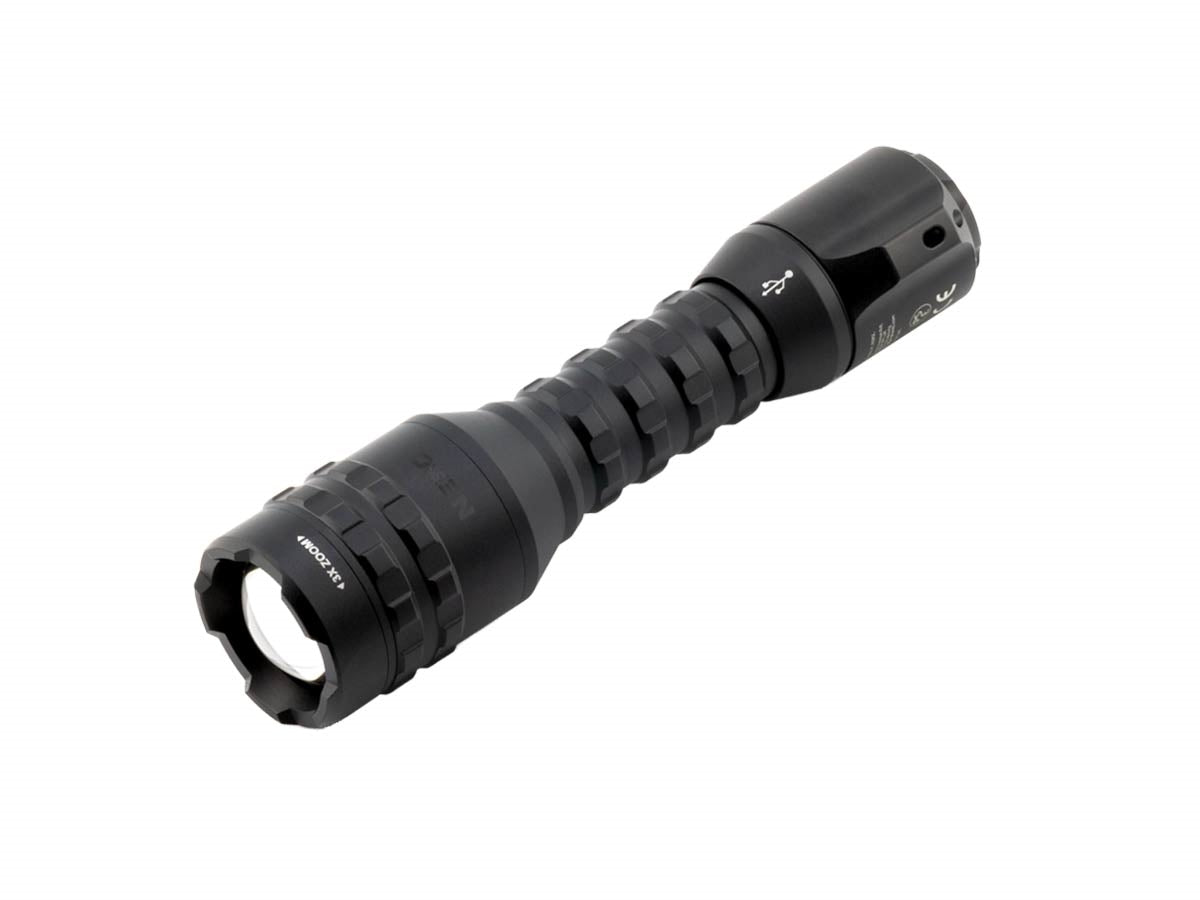 NEBO DAVINCI 800L Black Line torcia ricaricabile 800 lumen zoom 3x Smart Power Control NEB-1063B